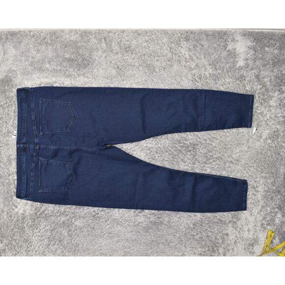 NEW Asos Women's Plus Size 20 Skinny Jeans Blue Cotton Blend Zip Solid - Picture 8 of 8